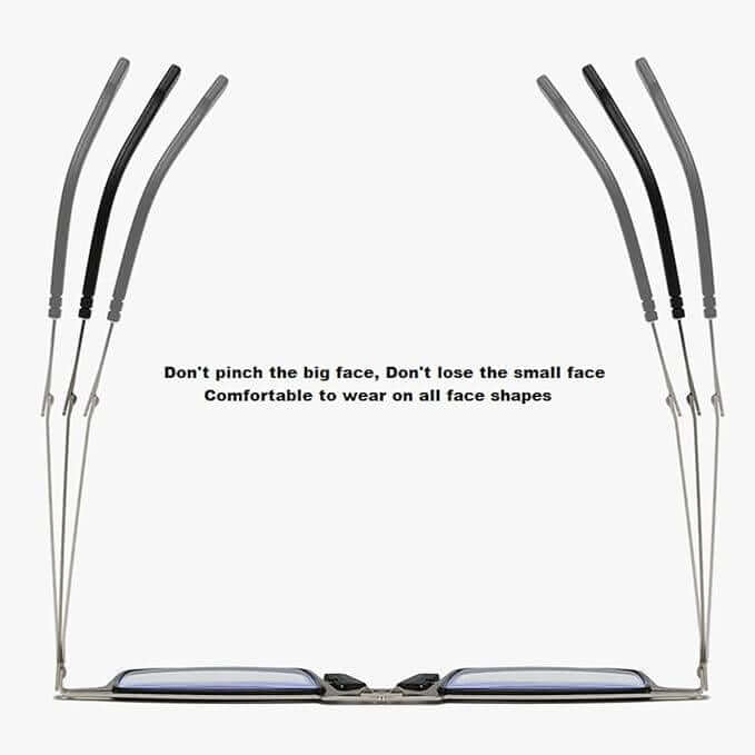 Foldable Lightweight Compact Portable Rectangle Eyewear- Brand Kiosk Store