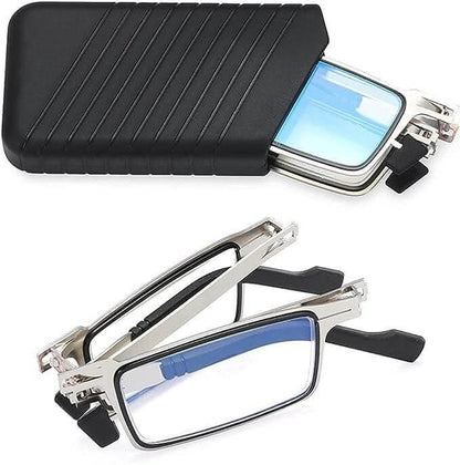 Foldable Lightweight Compact Portable Rectangle Eyewear- Brand Kiosk Store