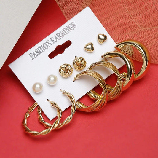 Combo Pack Of Earrings(Pack Of 6)- Brand Kiosk Store