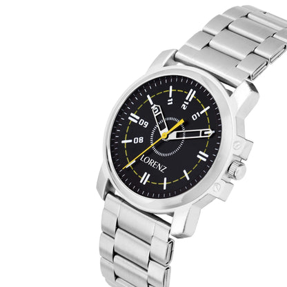 Lorenz Black Dial Men's Casual Watch- Brand Kiosk Store