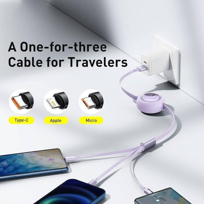 3 in 1 Charging Data Cable- Brand Kiosk Store