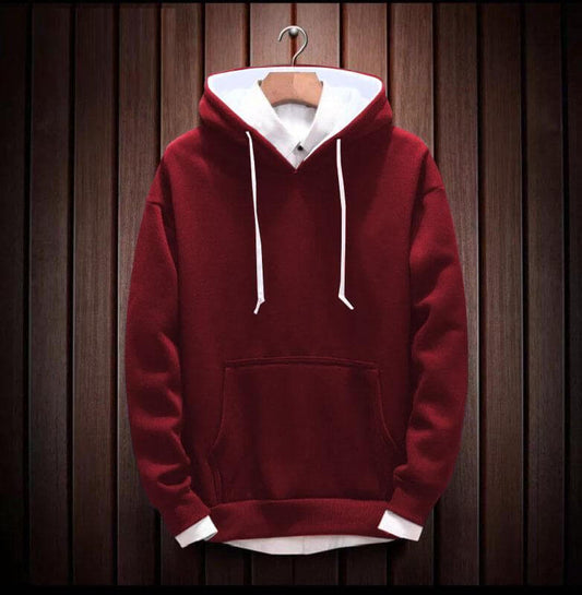 Tom Scott Cotton Fleece Solid Full Sleeves Hoodies- Brand Kiosk Store