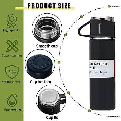 Stainless Steel Vacuum Flask Travel Water Bottle- Brand Kiosk Store