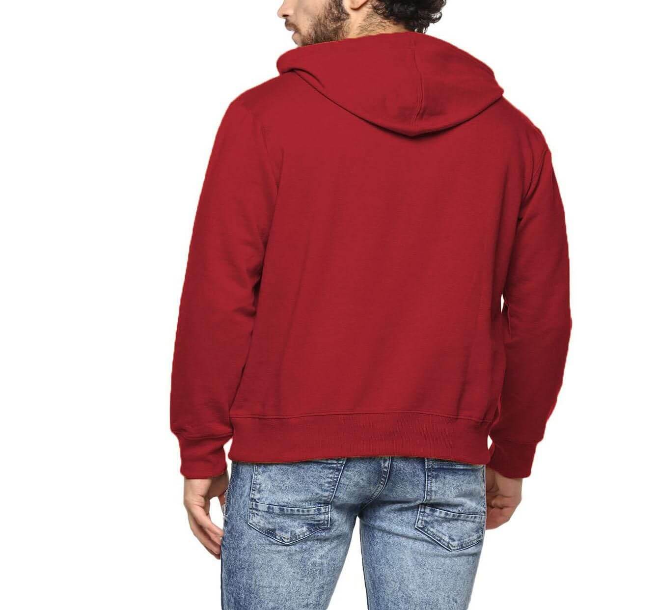 Fleece Solid Full Sleeves Hoodie- Brand Kiosk Store