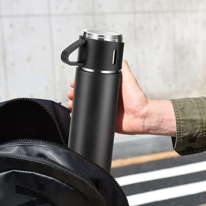 Stainless Steel Vacuum Flask Travel Water Bottle- Brand Kiosk Store