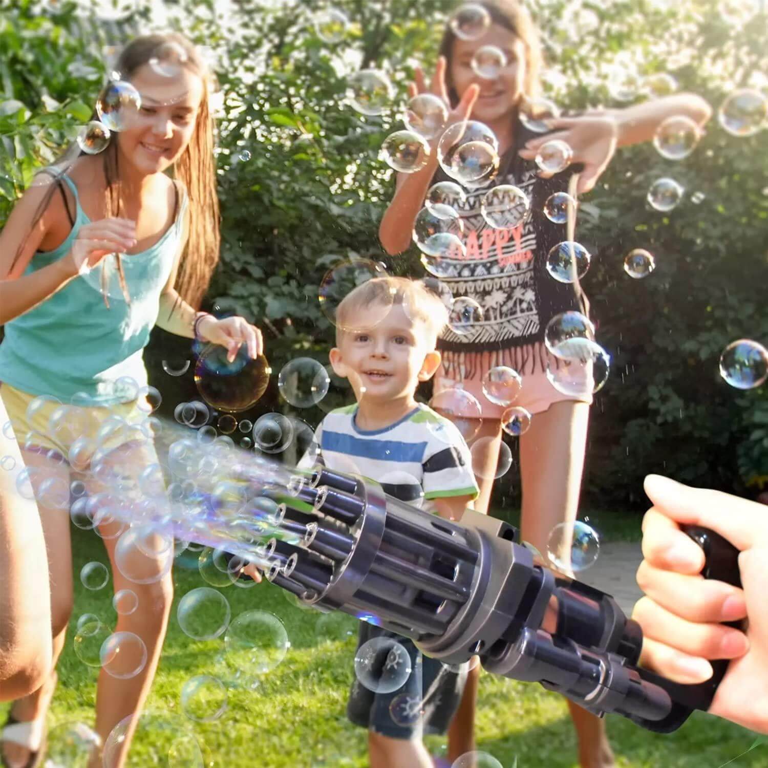 Rocket Launcher Electric Bubble Machine Gun for Toddlers Toys- Brand Kiosk Store