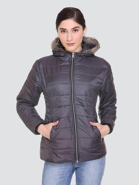 Women Solid Casual Jacket- Brand Kiosk Store