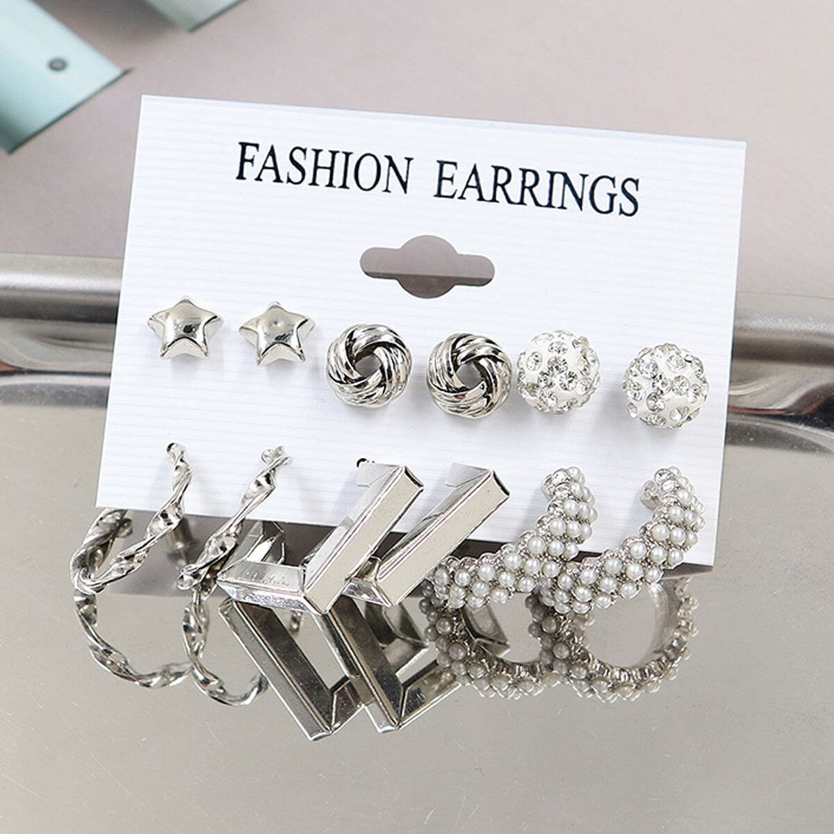 Combo Pack Of Earrings(Pack Of 6)- Brand Kiosk Store