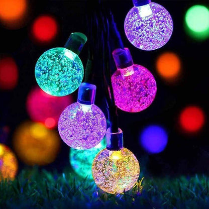 14 LED Crystal Bubble Ball String Fairy Lights For Decoration (Multicolor)- Brand Kiosk Store