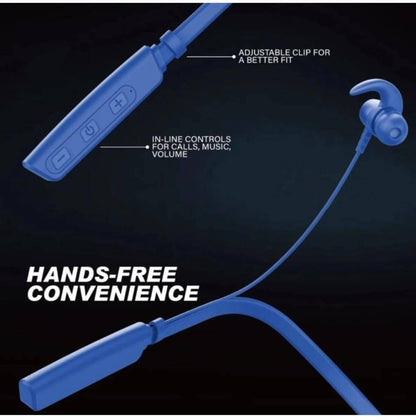 Bluetooth Headset (Blue, In the Ear)- Brand Kiosk Store