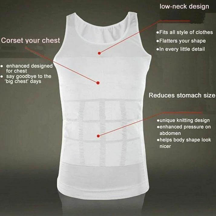 Men's Solid Compression Flexvest- Brand Kiosk Store