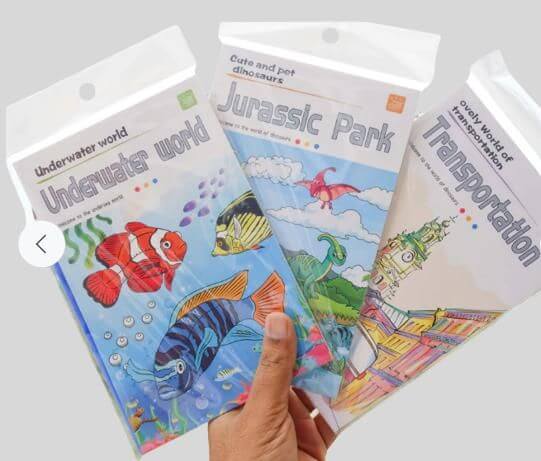 Water Coloring Books (3 pcs)- Brand Kiosk Store