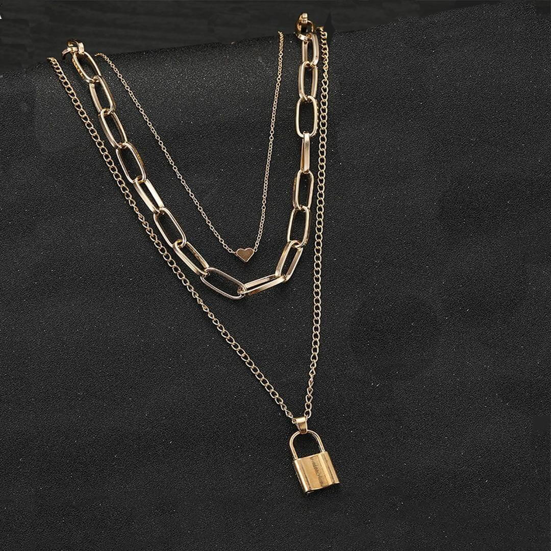 Gold Plated Stylish Necklace- Brand Kiosk Store