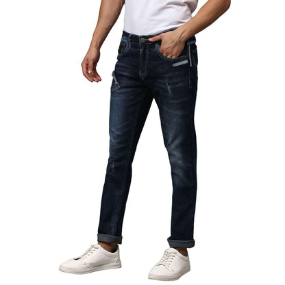 Campus Sutra Denim Rugged Slim Fit Jeans- Brand Kiosk Store