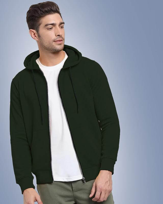 Zipper Hooded Sweatshirt By Lazychunks- Brand Kiosk Store