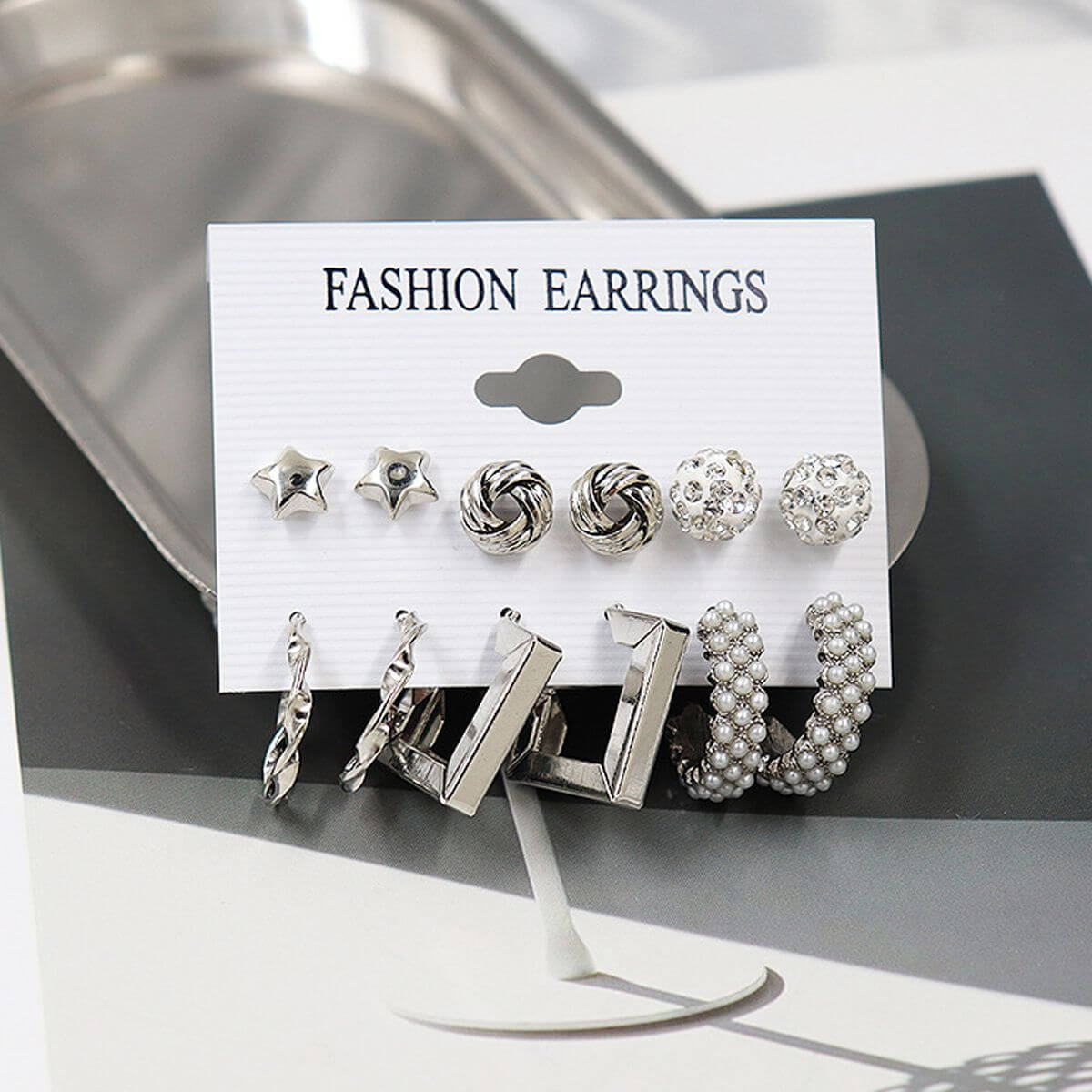 Combo Pack Of Earrings(Pack Of 6)- Brand Kiosk Store