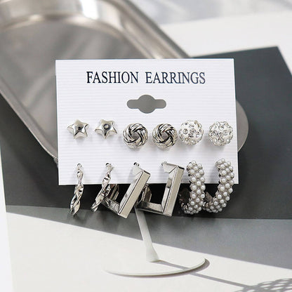 Combo Pack Of Earrings(Pack Of 6)- Brand Kiosk Store