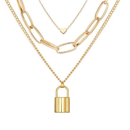 Gold Plated Stylish Necklace- Brand Kiosk Store