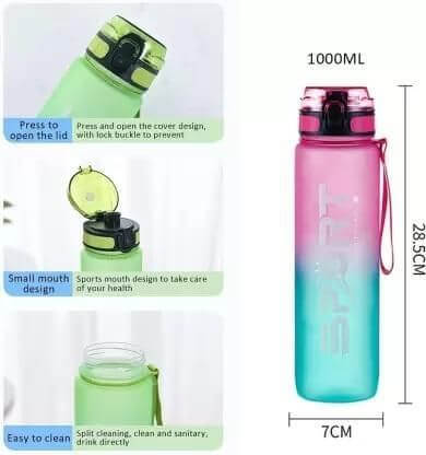 Sport Print Water Bottle Gym Water Bottle For Outdoor- Brand Kiosk Store