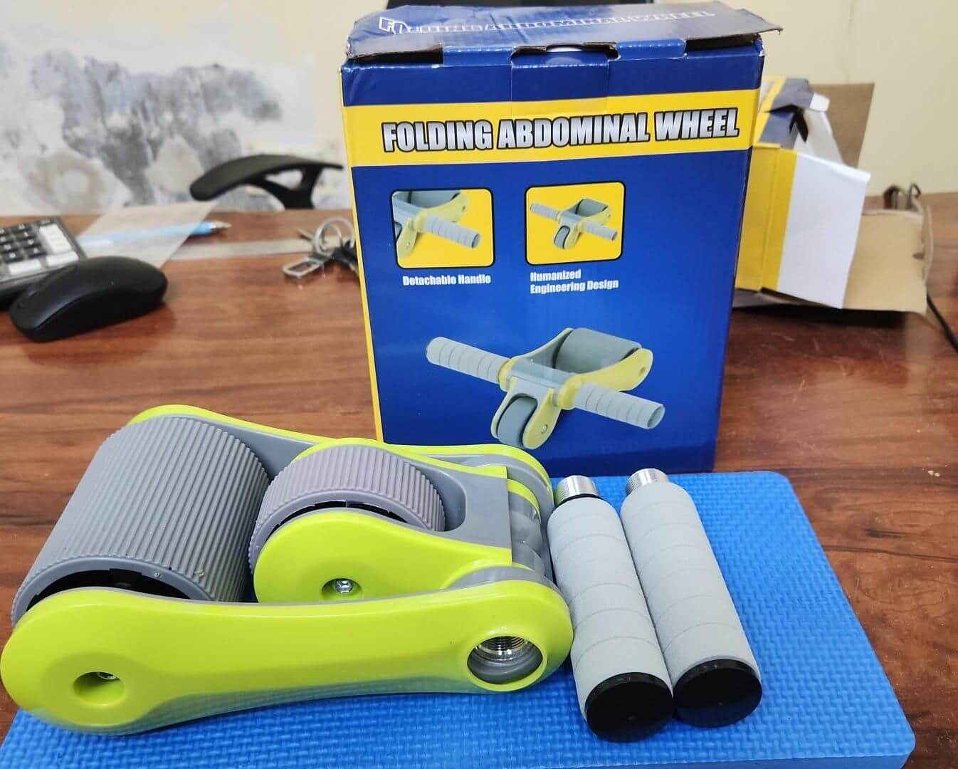 Abdominal Wheel Multi Functional AB Wheel Roller for Fitness- Brand Kiosk Store