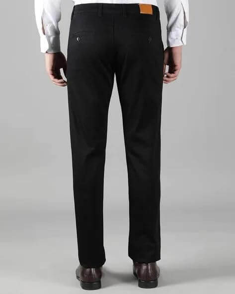 Solid Slim Fit Mens Formal Trouser- Brand Kiosk Store