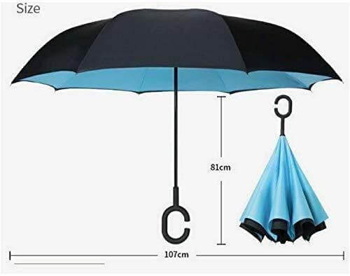 Double Layer Inverted Reversible Umbrella (Multicolor)- Brand Kiosk Store