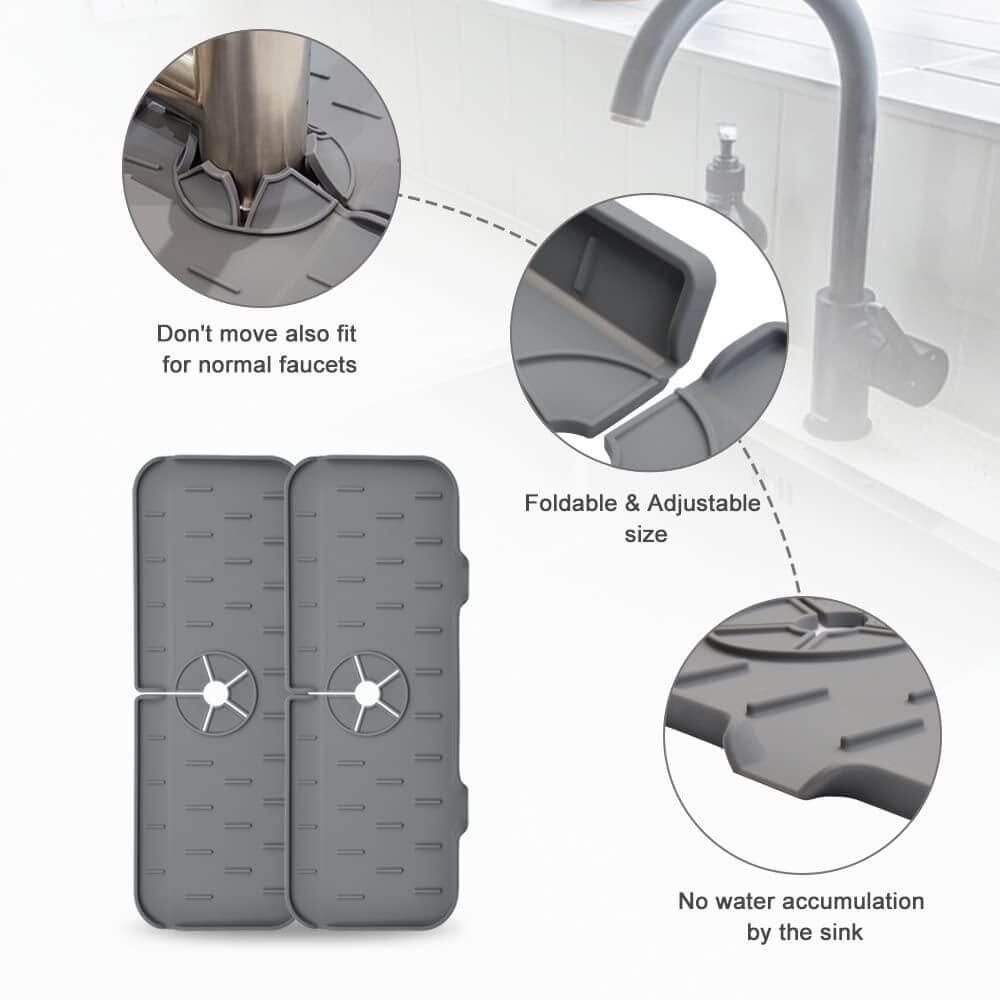 Silicone Sink Faucet Mat- Brand Kiosk Store