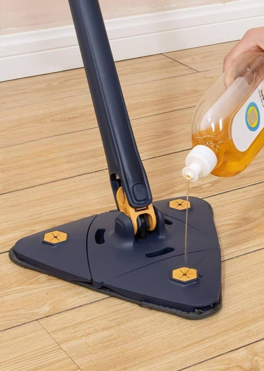 Blue Squeezing Triangle Cleaning Mop- Brand Kiosk Store