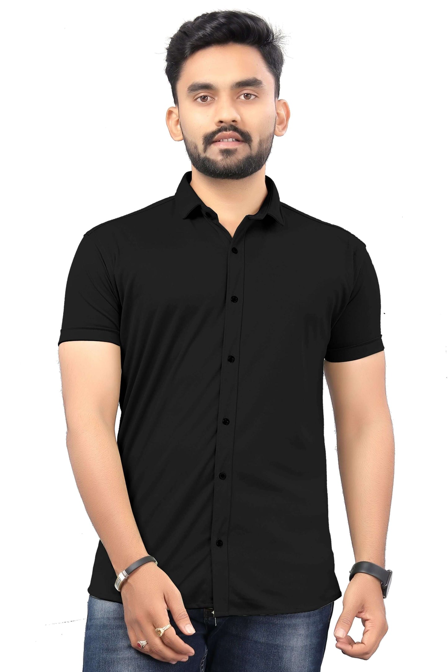 Lycra Printed Men's Shirt- Brand Kiosk Store