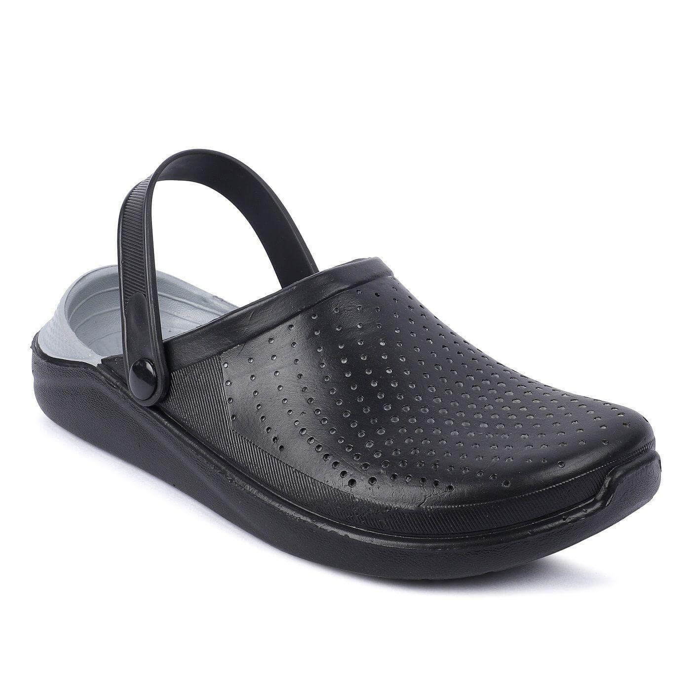 Richale New Latest Plain Black Clogs For Mens- Brand Kiosk Store