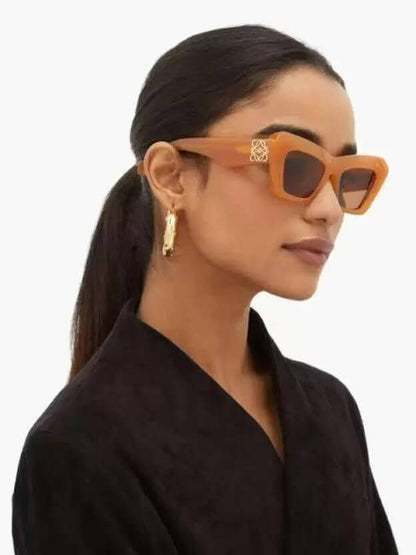 UV Protection Cat-eye Sunglasses (58) (For Women, Orange)- Brand Kiosk Store