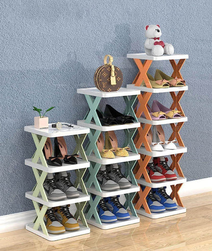 Smart Foldable Shoes Shelf 5 Tier Shoe Rack- Brand Kiosk Store