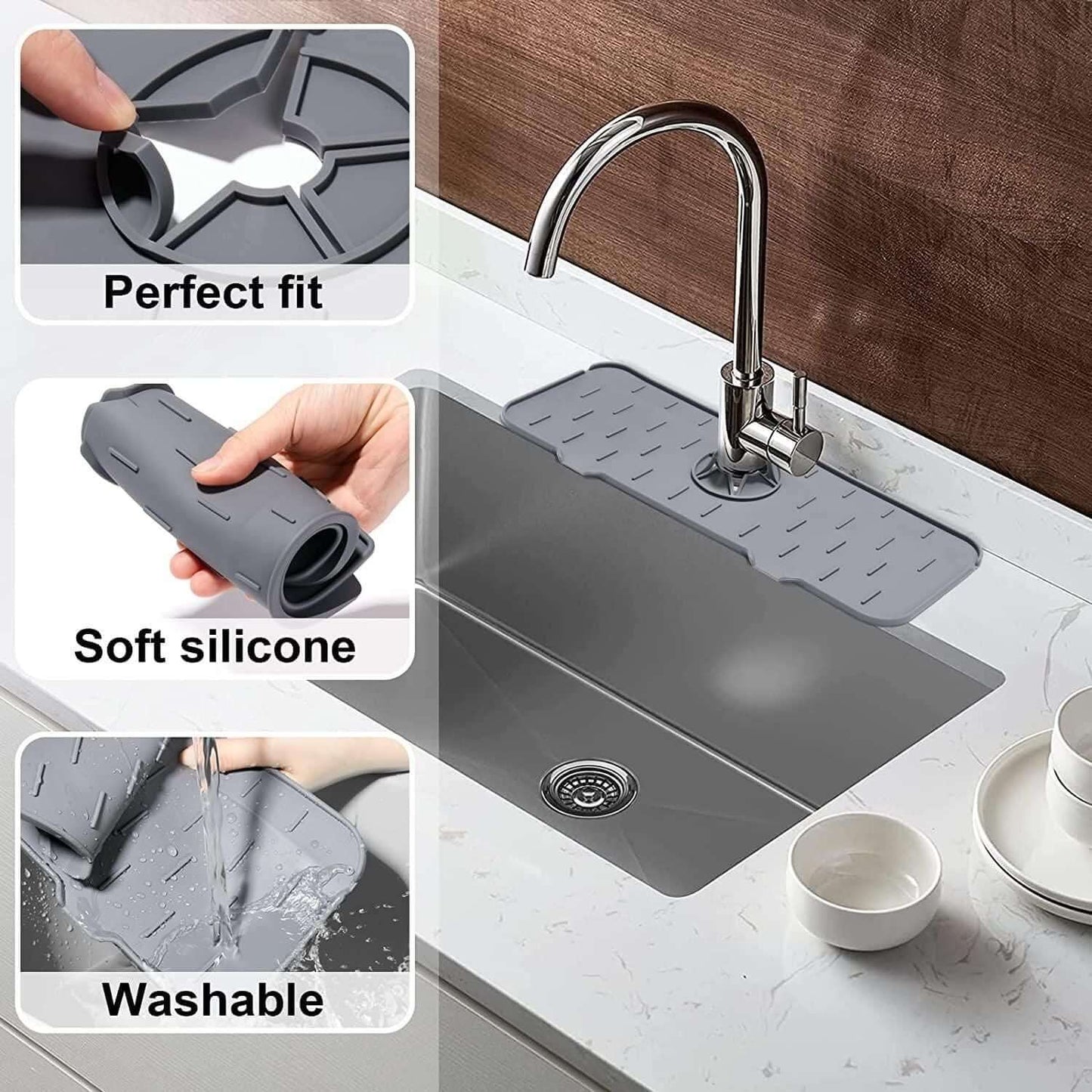 Silicone Sink Faucet Mat- Brand Kiosk Store