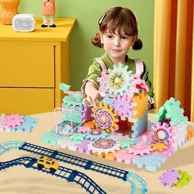 DIY Electric Gear Building Block (101 Pieces)- Brand Kiosk Store