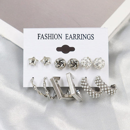 Combo Pack Of Earrings(Pack Of 6)- Brand Kiosk Store