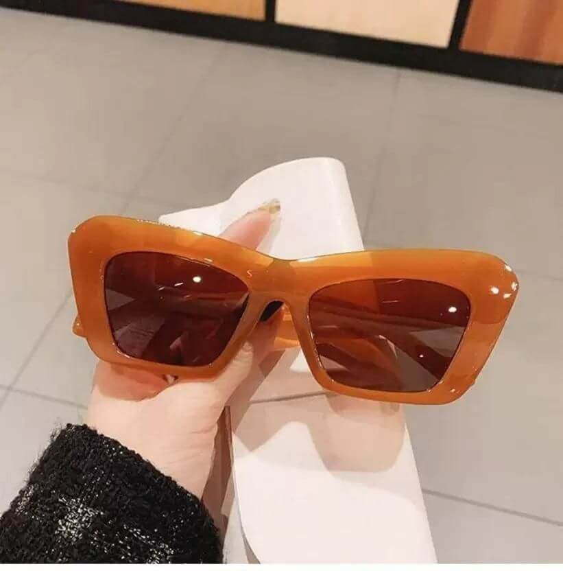 UV Protection Cat-eye Sunglasses (58) (For Women, Orange)- Brand Kiosk Store