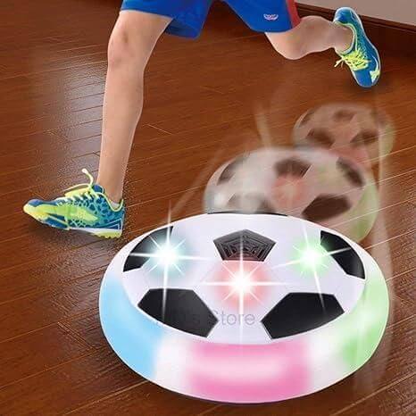 Magic Air Soccer Ball for Toddlers with Flashing Colored LED Lights- Brand Kiosk Store