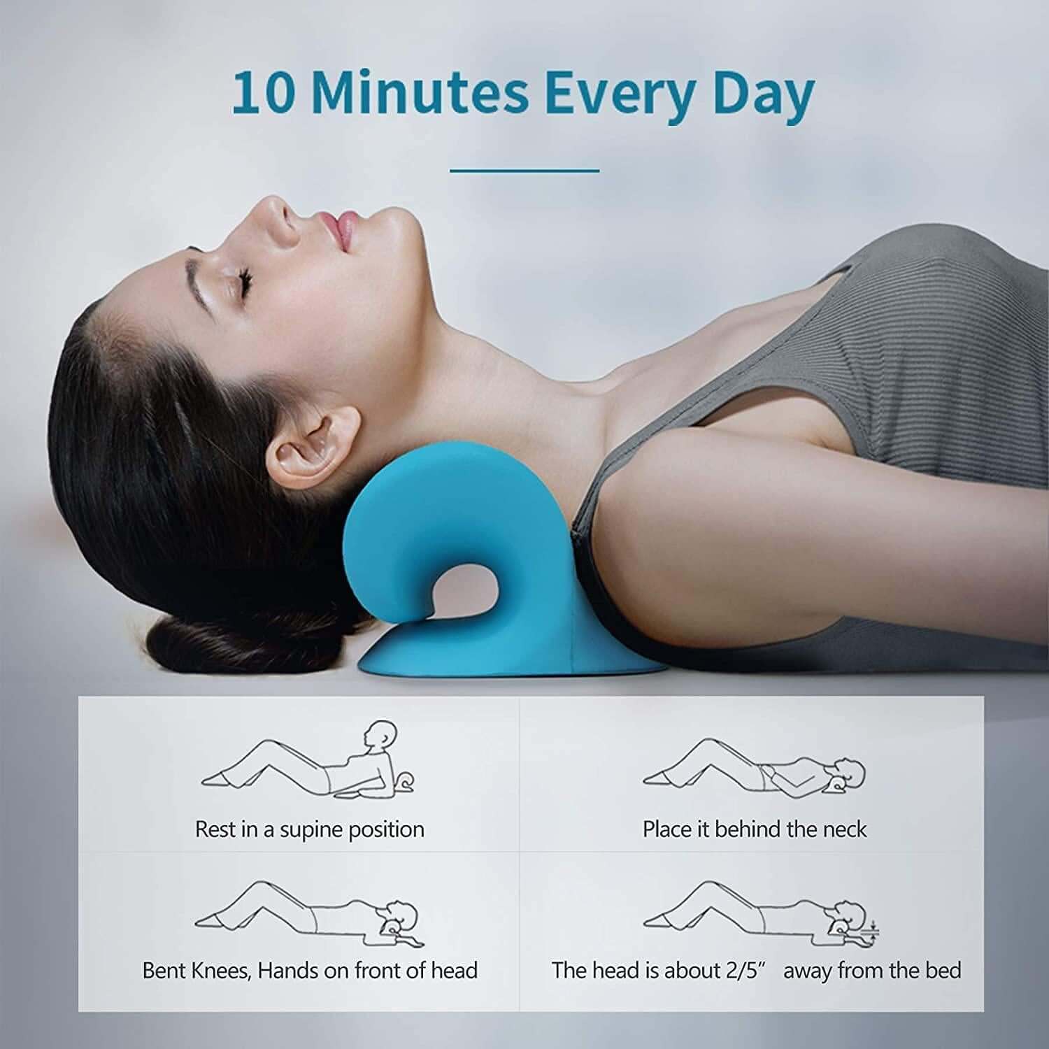 Expertomind Neck Relaxer Expertomind Neck Relaxer | Cervical Pillow | Neck & Shoulder Support for Pain Relief- Brand Kiosk Store