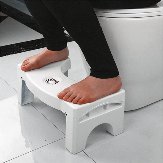 Plastic Foldable Anti-Constipation Potty Training Stool with Air Freshener Slot- Brand Kiosk Store