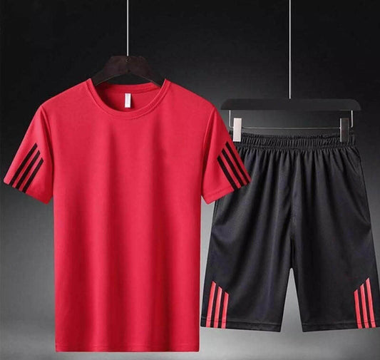 Men's Sportswear T-shirt & Bottom Set- Brand Kiosk Store