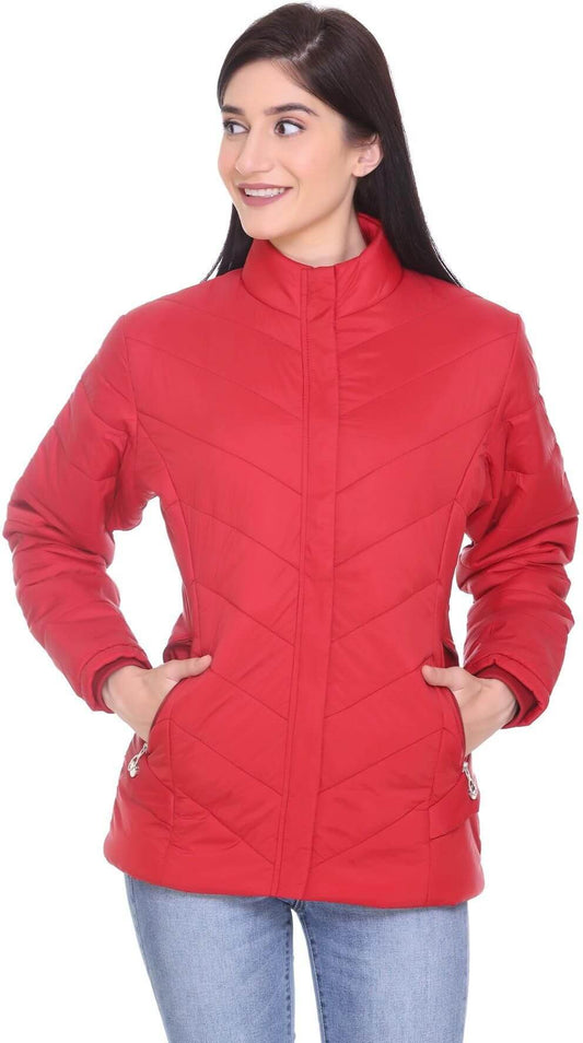 Women Self Design Casual Jacket- Brand Kiosk Store