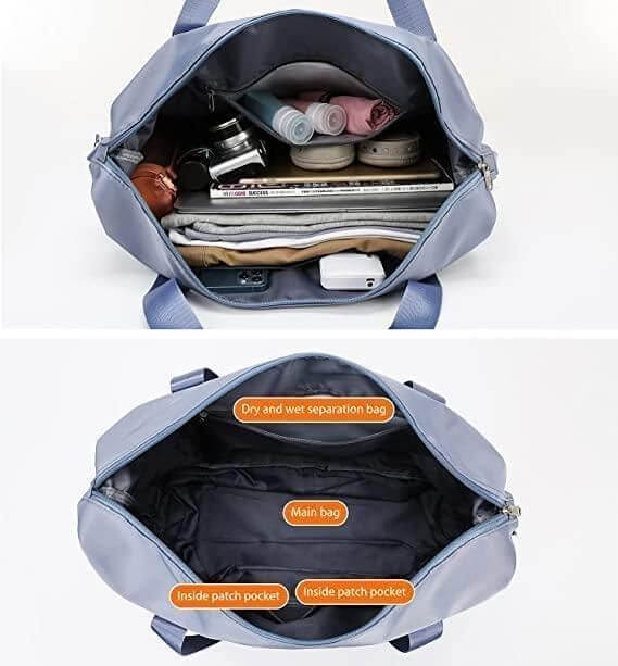 Foldable Polyester Travel Duffel Bag- Brand Kiosk Store