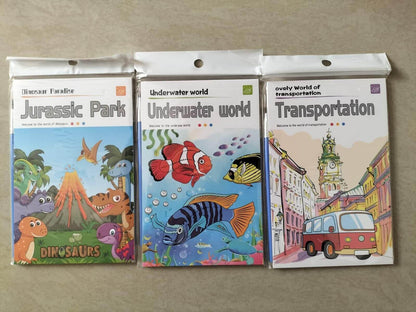 Water Coloring Books (3 pcs)- Brand Kiosk Store