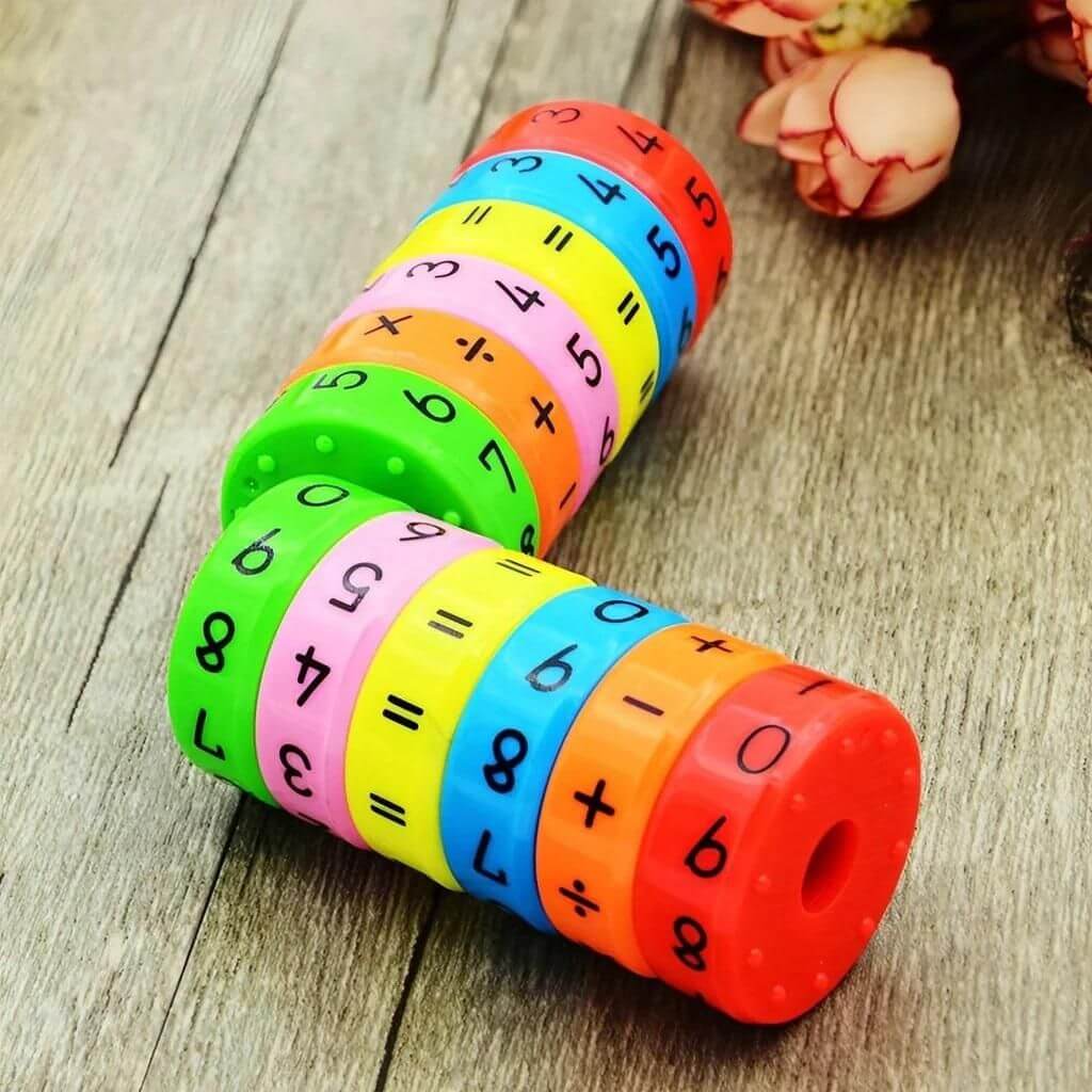 Math Wheel For Kids Education(Pack Of 1 )( 6 pieces)- Brand Kiosk Store