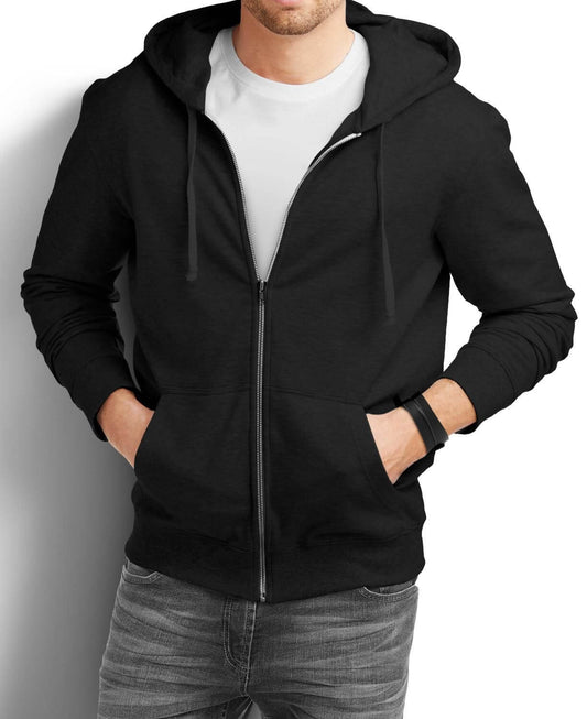 Cotton Solid Hoodie Jacket- Brand Kiosk Store