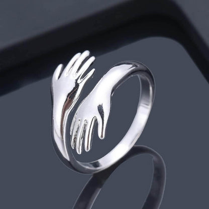 Titanium Stylish Look Women Ring Stainless Steel Silver Plated Ring- Brand Kiosk Store