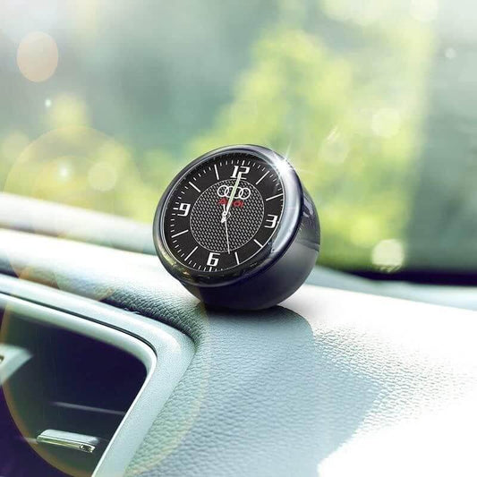 Analog Car Mini Quartz Clock With Brand Logo- Brand Kiosk Store