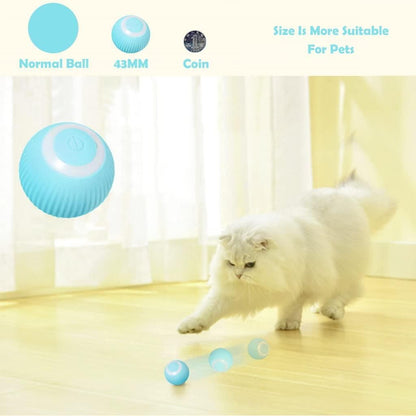 Rotating Cat Toy Ball, Interactive Cat Toys Rechargeable Rotating Ball with LED- Brand Kiosk Store