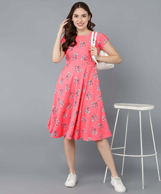 Premium Printed American Crepe Kurti- Brand Kiosk Store