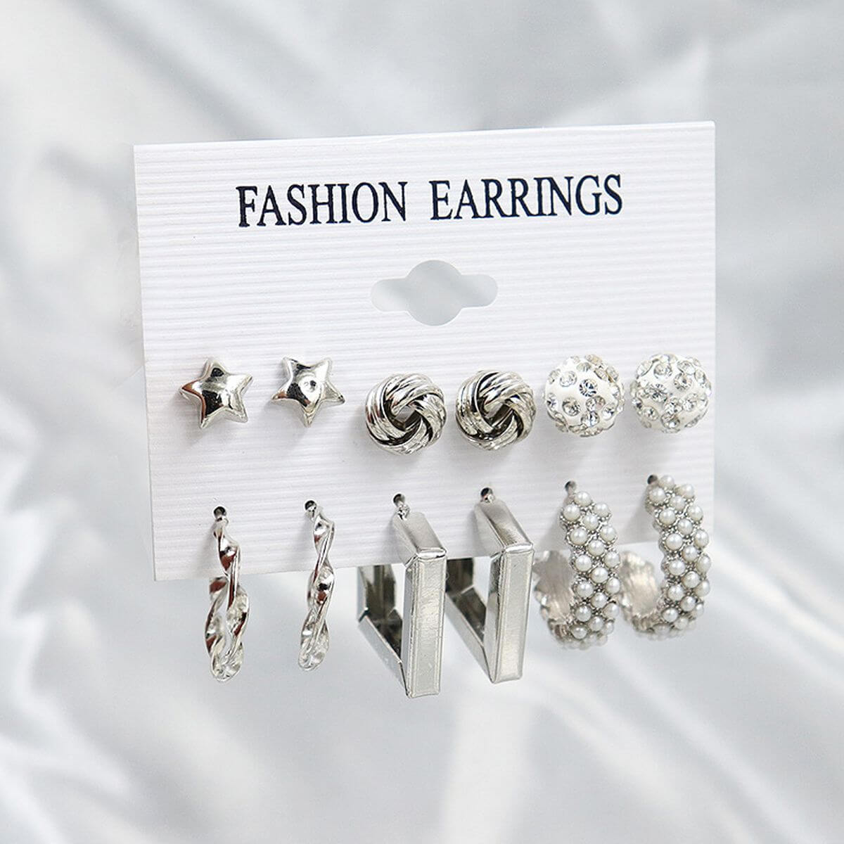 Combo Pack Of Earrings(Pack Of 6)- Brand Kiosk Store